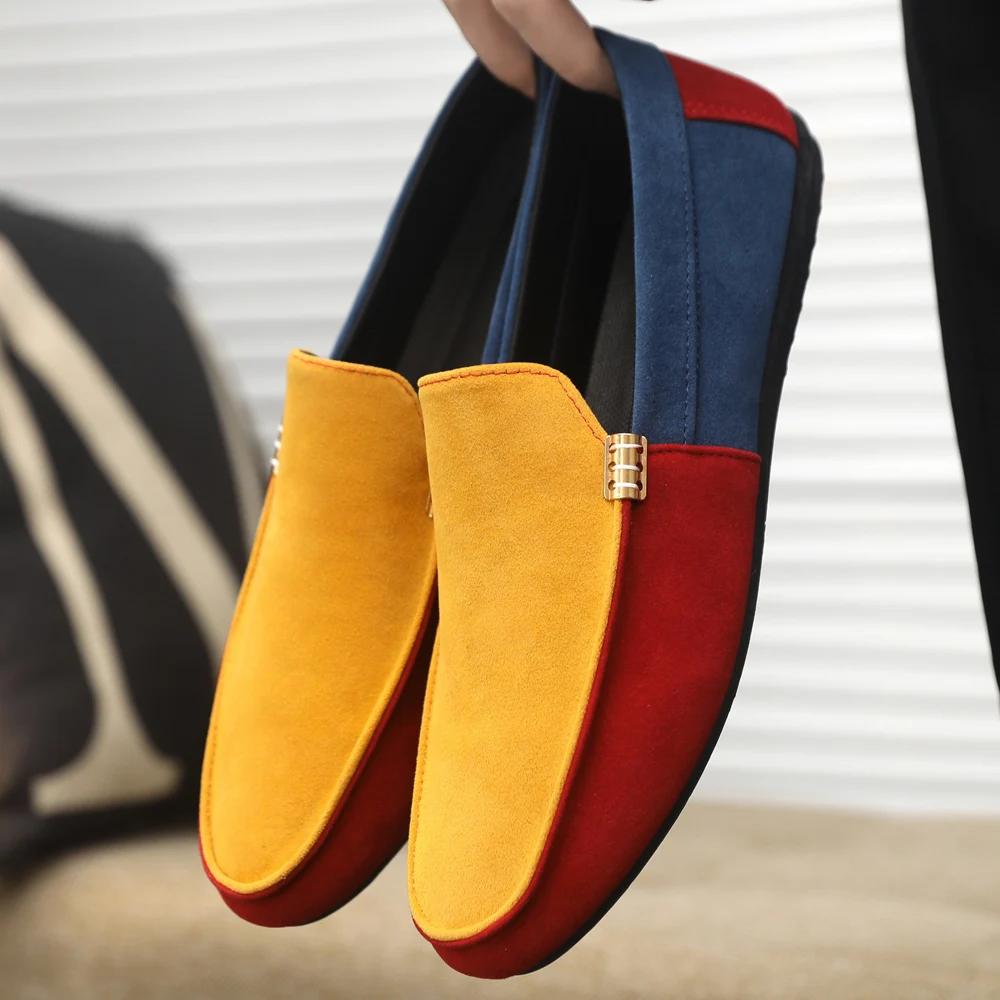 Men'S Fashion Loafers Shoes - 男性ローファー男性カジュアルシューズ通気性ローファースニーカーファッション快適なフラット手作りレトロレジャーローファーシューズ男性靴