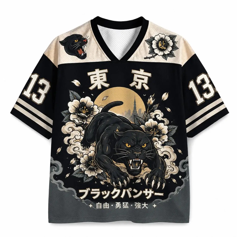 Men'S Fashion V Neck T Shirts - 夏のファッション 新ゴシックスタイル 楽しいワイルドタフ ブラックパンサー 3Dプリント メンズ