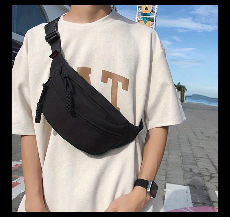 Mens Fashion Blog - 男性用の新しいスタイルのチェストバッグ、小さなショルダーバッグ、メンズバックパック、メンズクロスボディバッグ、スポーツ軽量トレンディウエストバッグ