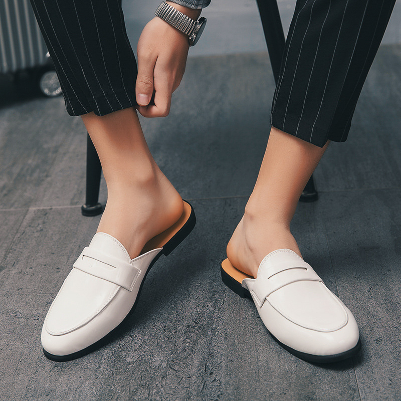 Men'S Fashion Loafers Shoes - イタリアンデザイン メンズスリッパ パテントレザー ローファー モカシン アウトドア