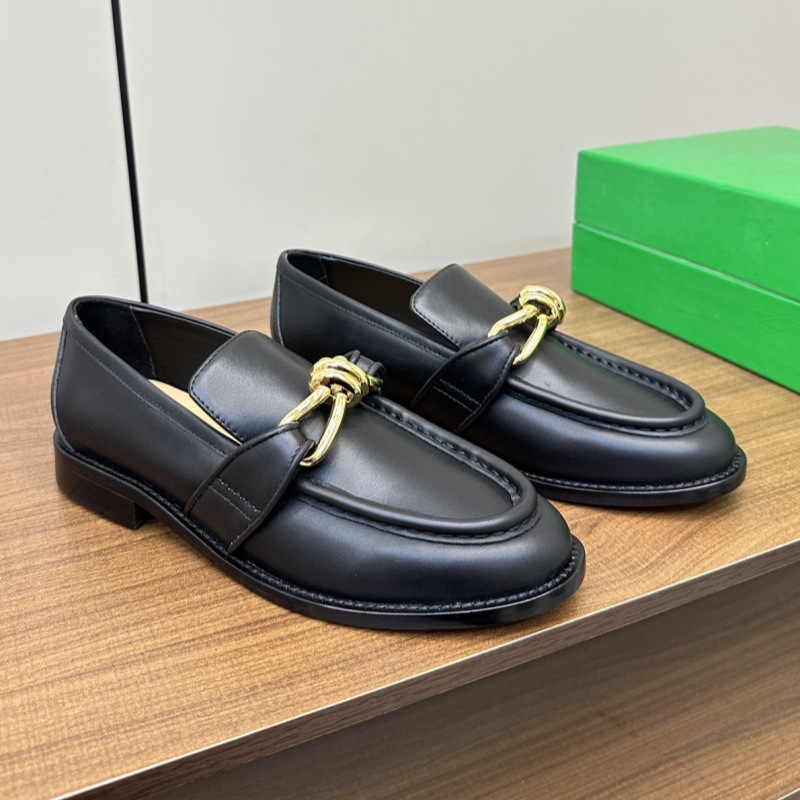 Suede Loafers Men - 2026年新作 レディース メタルノット シングルシューズ メンズ ブリティッシュスタイル