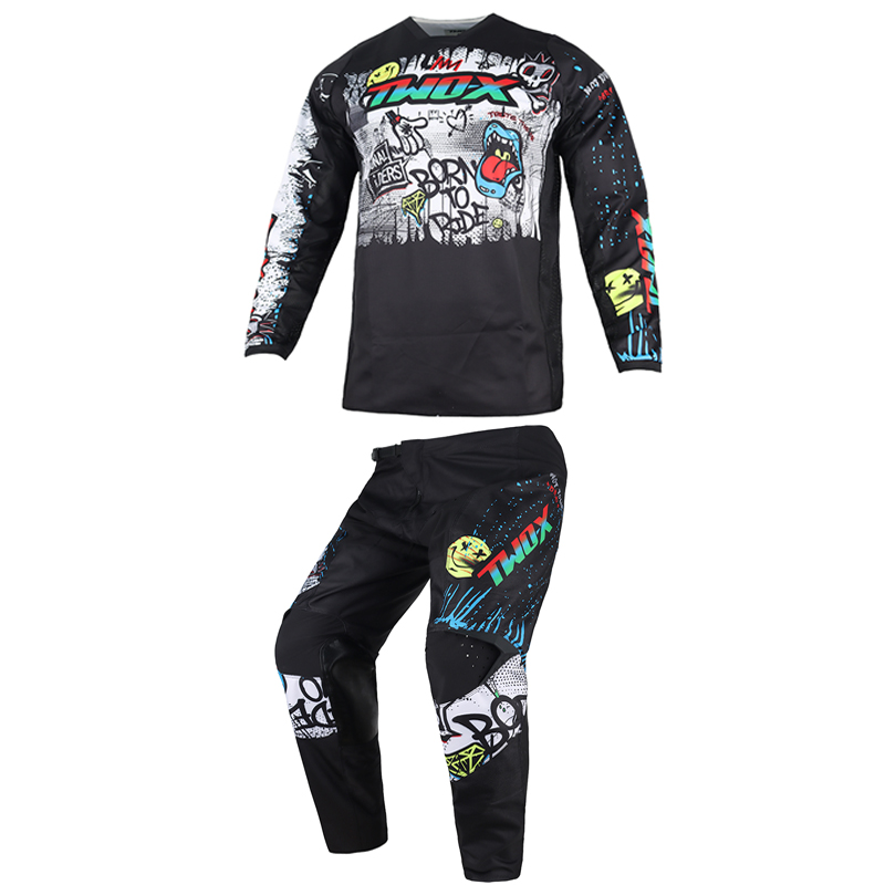 Mens Fashion Mexico - モトクロスジャージパンツ子供服ビッグボーイガールキッズバイクレーシングギアセットレーススーツユースバイクMx Atv&Utv