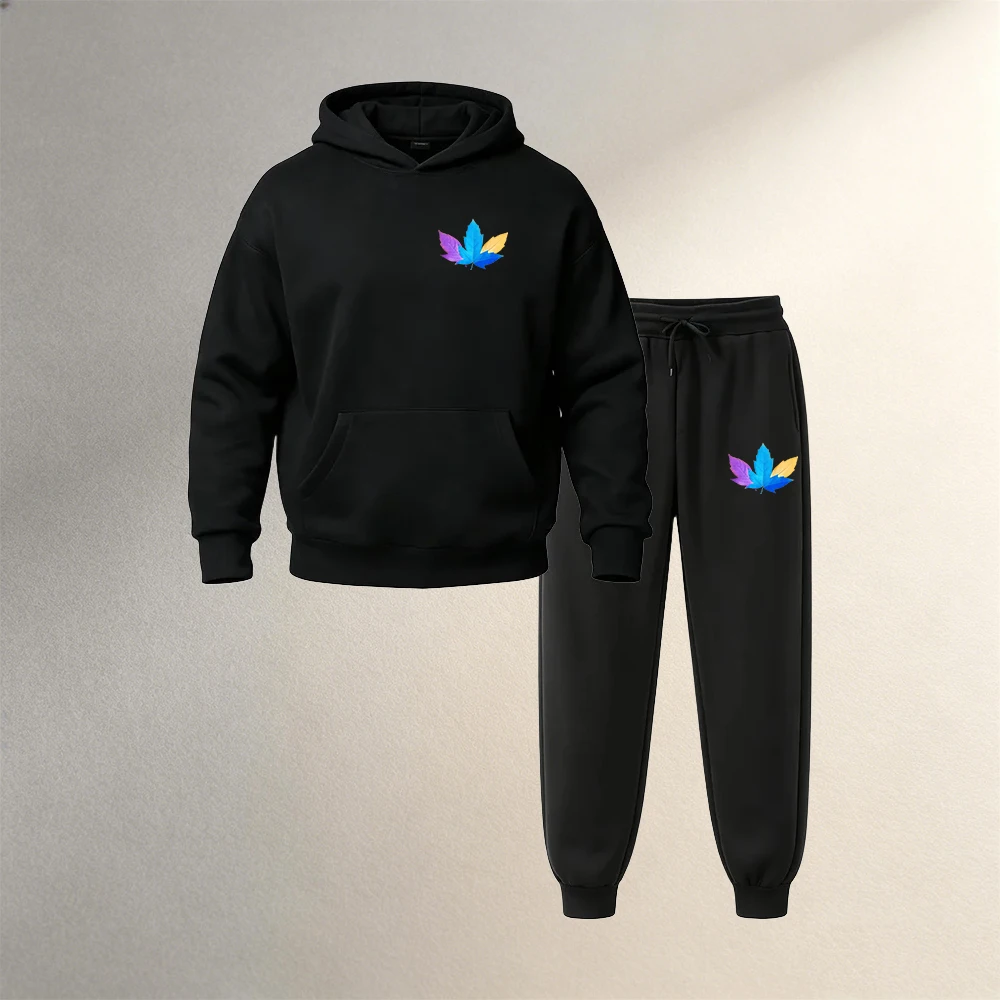 Men'S Fashion Hoodies - メンズ服セット プルオーバー 2点セット 秋冬 スポーツ カジュアル