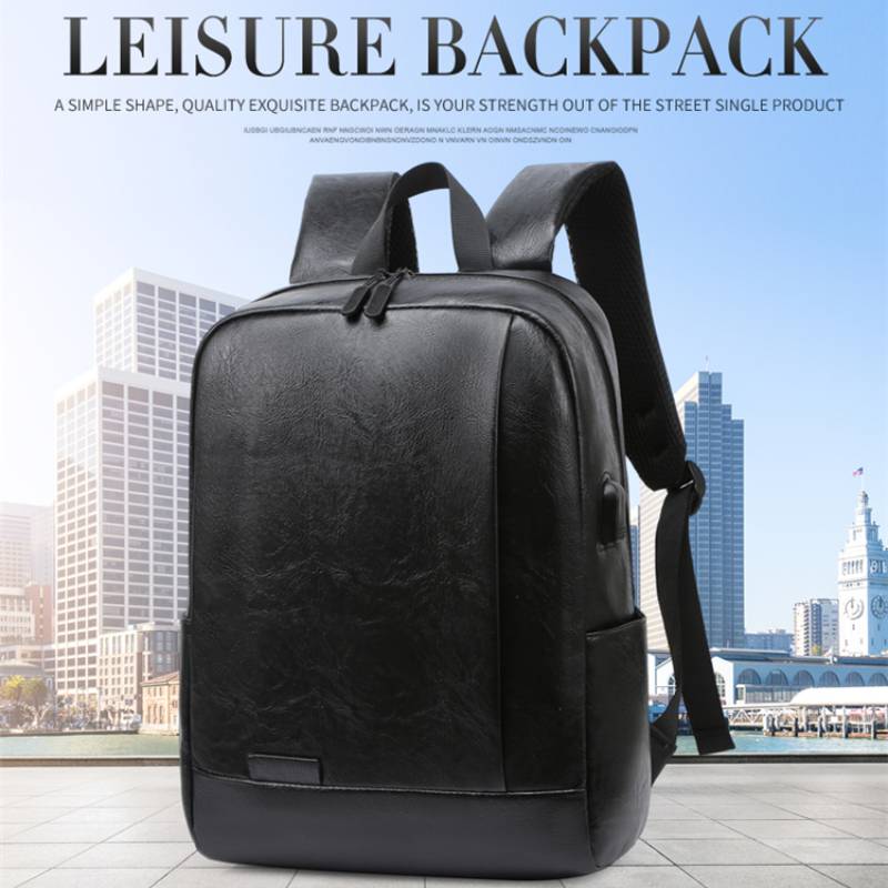 Mens Fashion Blog - 男性ファッショナブルなバックパック PU レザーサッチェルブリーフケースオフィスカジュアル旅行ラップトップオフィスビジネススポーツショルダーバックパック