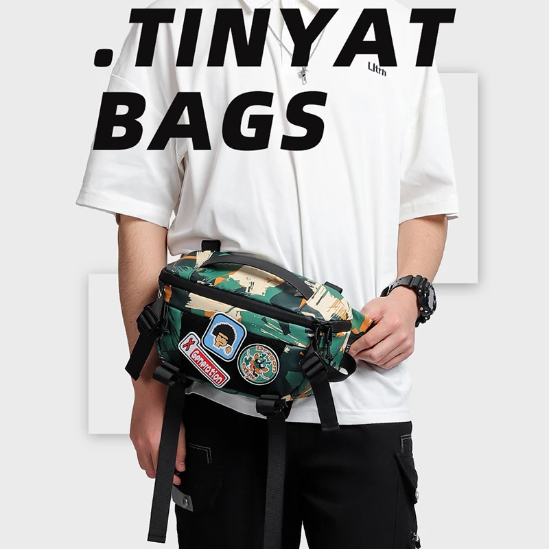 軽量迷彩漫画チェストバッグユニセックスクロスボディショルダー - Crossbody Bag Men のレビューと価格