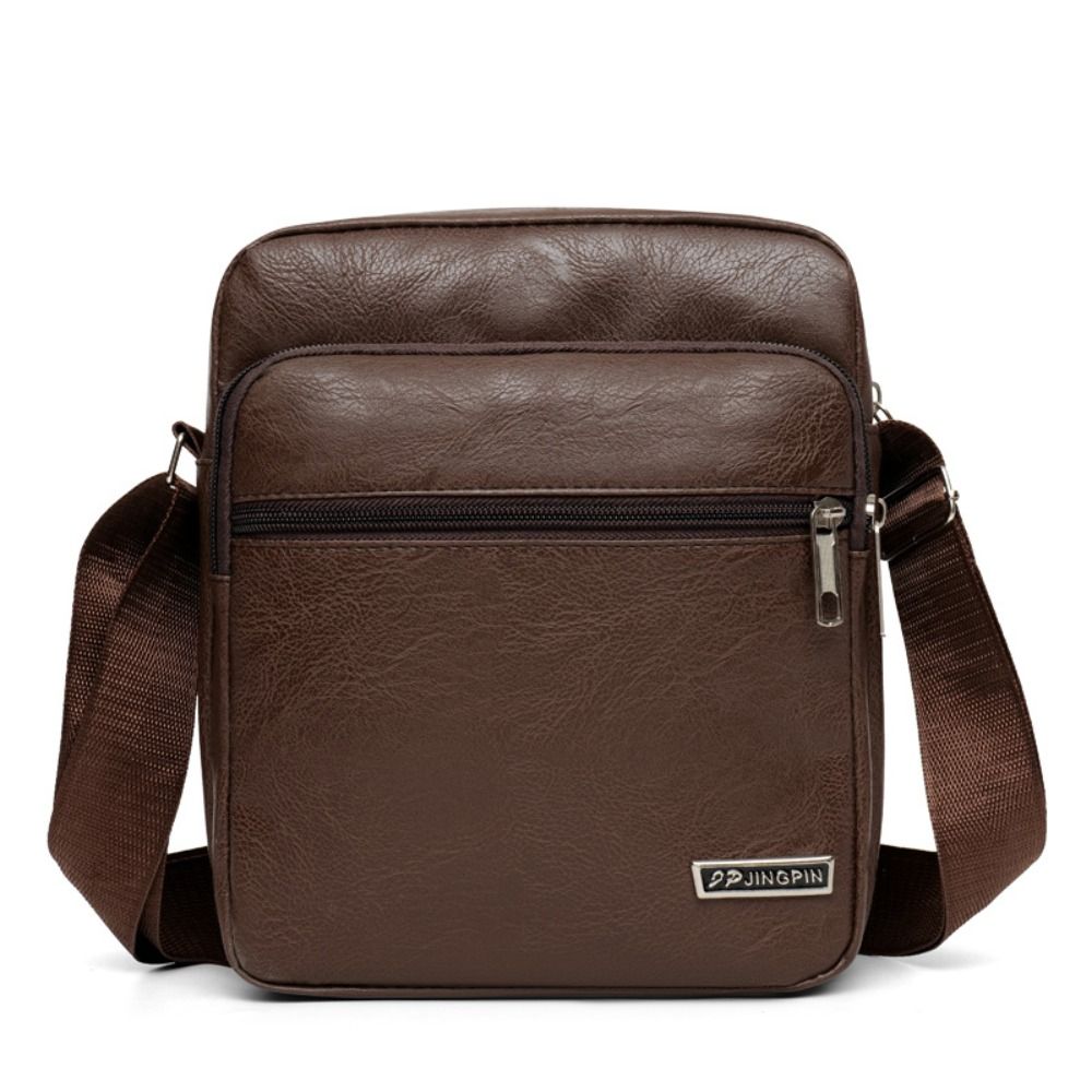多機能 PU レザーメンズショルダーバッグ防水大容量クロスボ - Mens Fashion Blog のレビューと価格