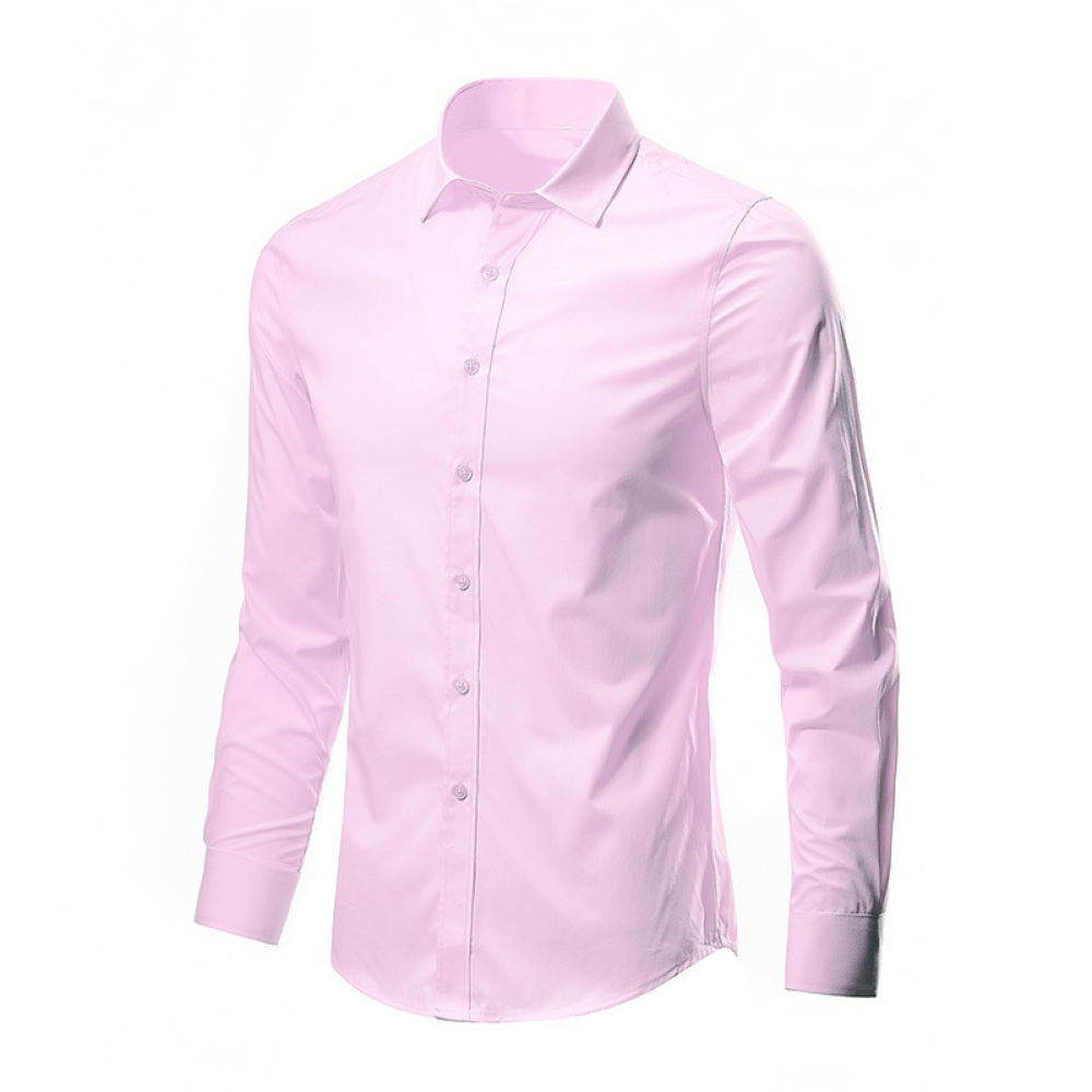 メンズ スリムフィット ドレスシャツ 長袖 カジュアル ビジ - Dress Shirt Non-Iron のレビューと価格