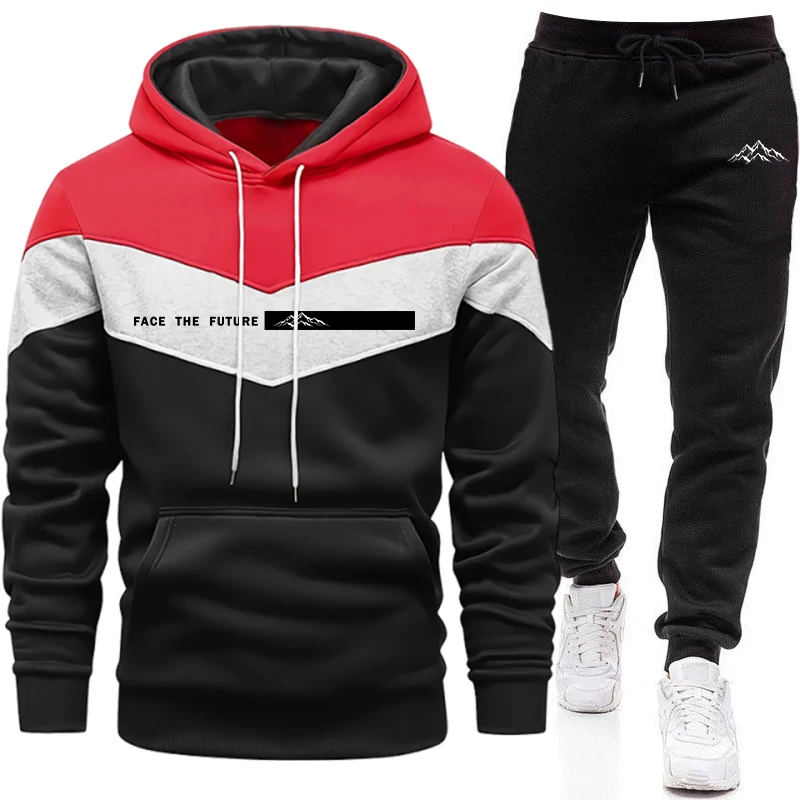 秋冬デイリーカジュアルスポーツジョギングスーツ男性用アウトド - Men'S Fashion Hoodies のレビューと価格