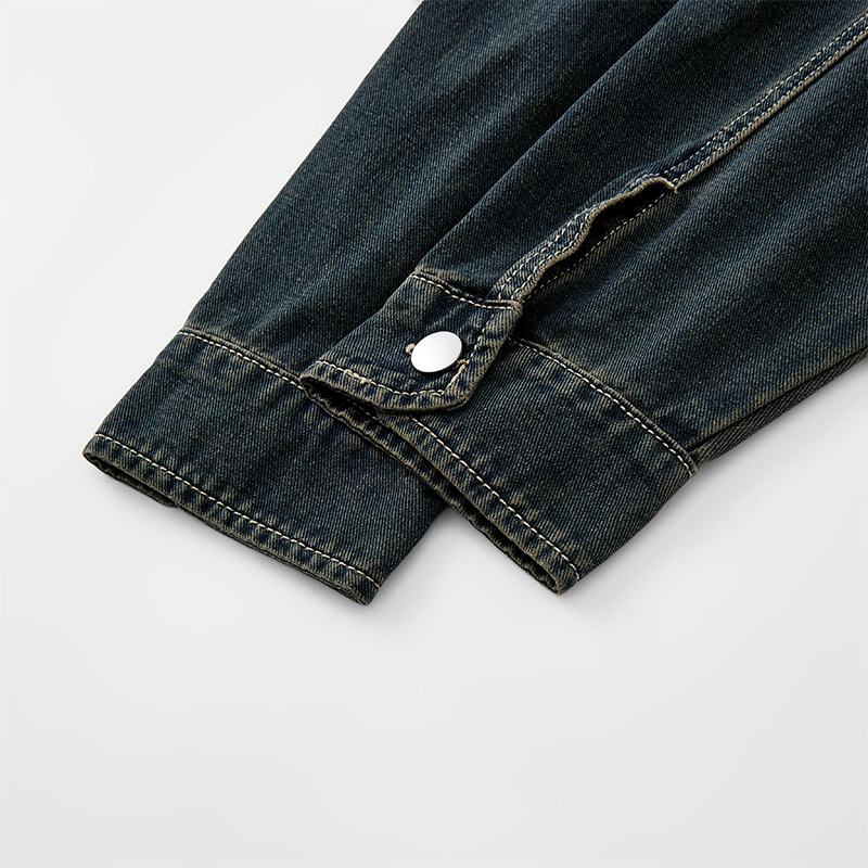 ヘビーデューティーウォッシュドデニムジャケット メンズ ヴィ - Denim Jacket Vintage のレビューと価格