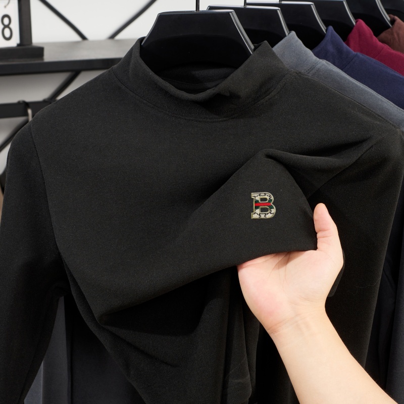 メンズ新作ファッショナブルなレタープリント入り春秋用ハーフハ - Men'S Fashion Hoodies のレビューと価格