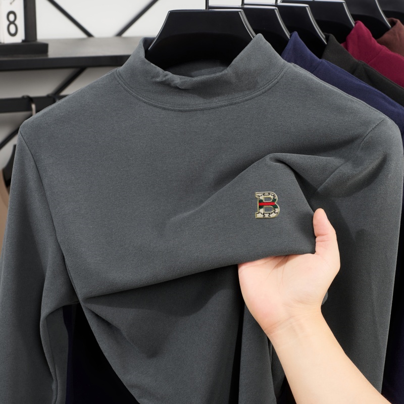 メンズ新作ファッショナブルなレタープリント入り春秋用ハーフハ - Men'S Fashion Hoodies のレビューと価格