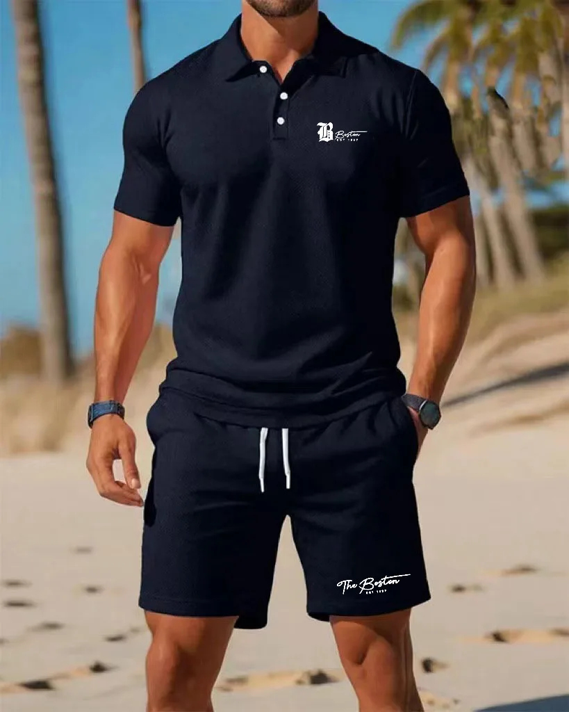 夏の新作メンズポロシャツセット カジュアルスポーティー クー - Mens Fashion Ideas のレビューと価格