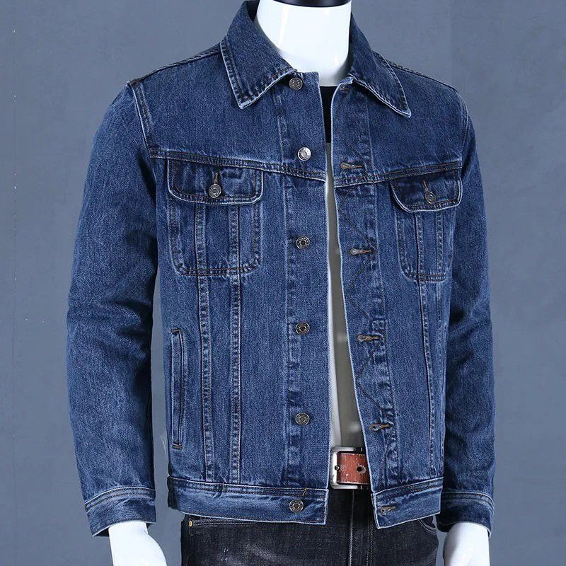 メンズ ヴィンテージ スリムフィット デニムジャケット 春秋 - Denim Jacket Vintage のレビューと価格