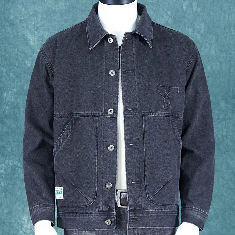 メンズ ヴィンテージ スリムフィット デニムジャケット 春秋 - Denim Jacket Vintage のレビューと価格