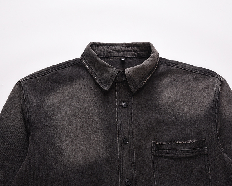 メンズハイストリートリップドジーンズジャケットファッションス - Denim Jacket Vintage のレビューと価格