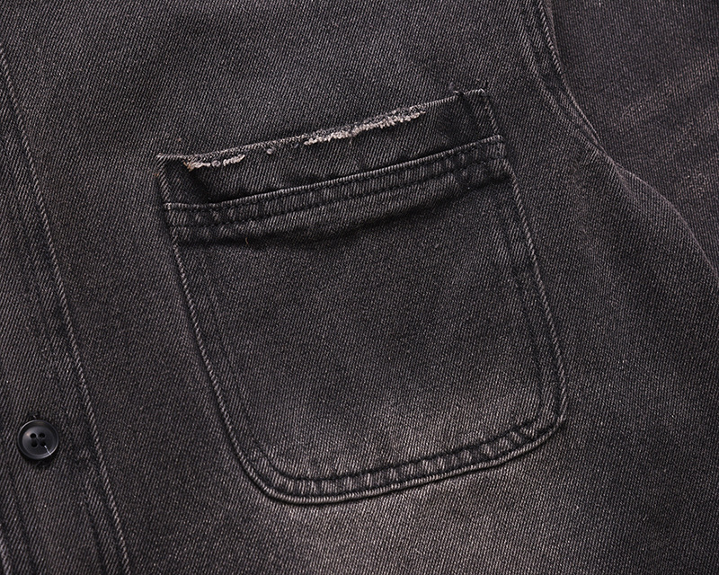メンズハイストリートリップドジーンズジャケットファッションス - Denim Jacket Vintage のレビューと価格