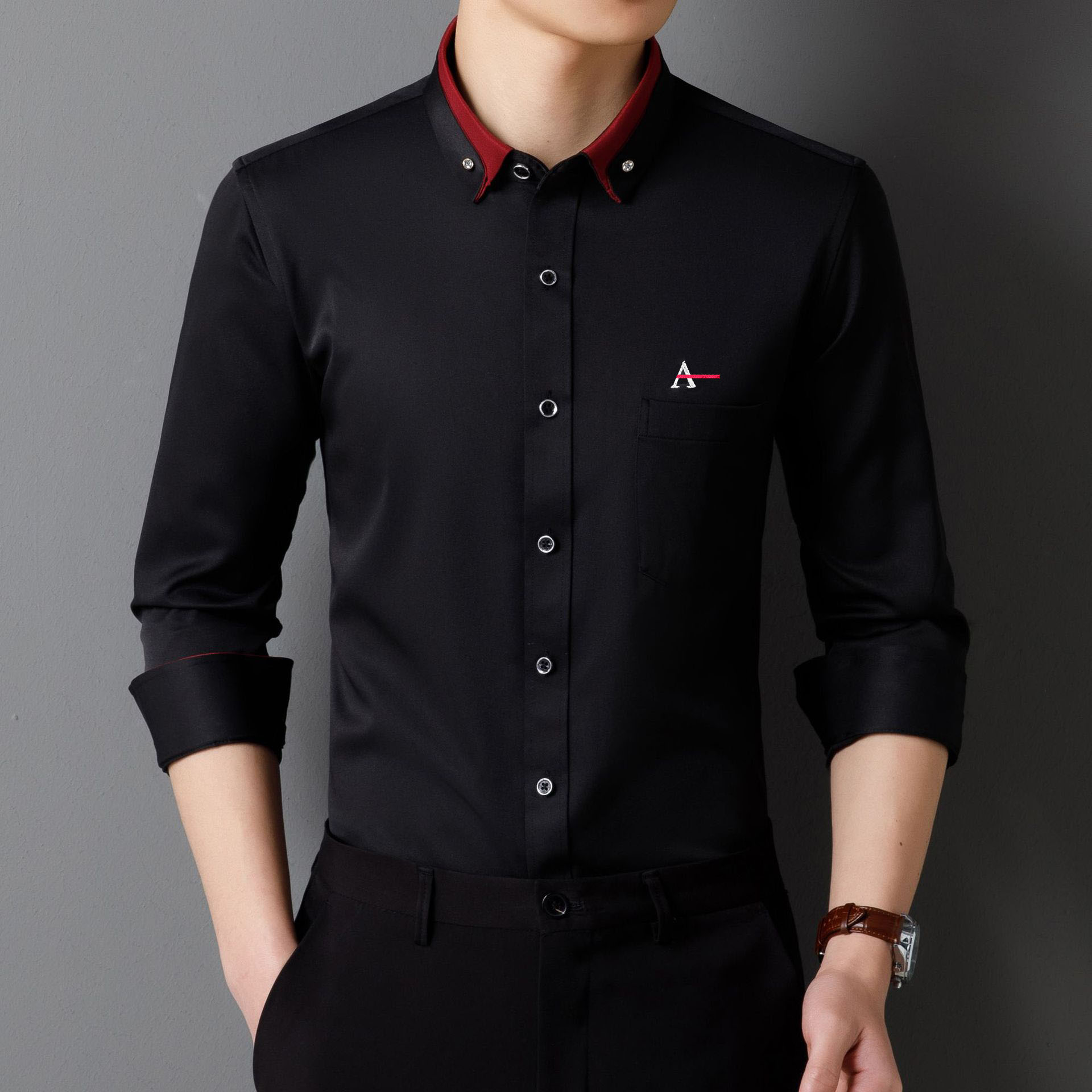 2026年メンズカミサ、伸縮性のあるノンアイロン長袖ビジネス - Dress Shirt Non-Iron のレビューと価格