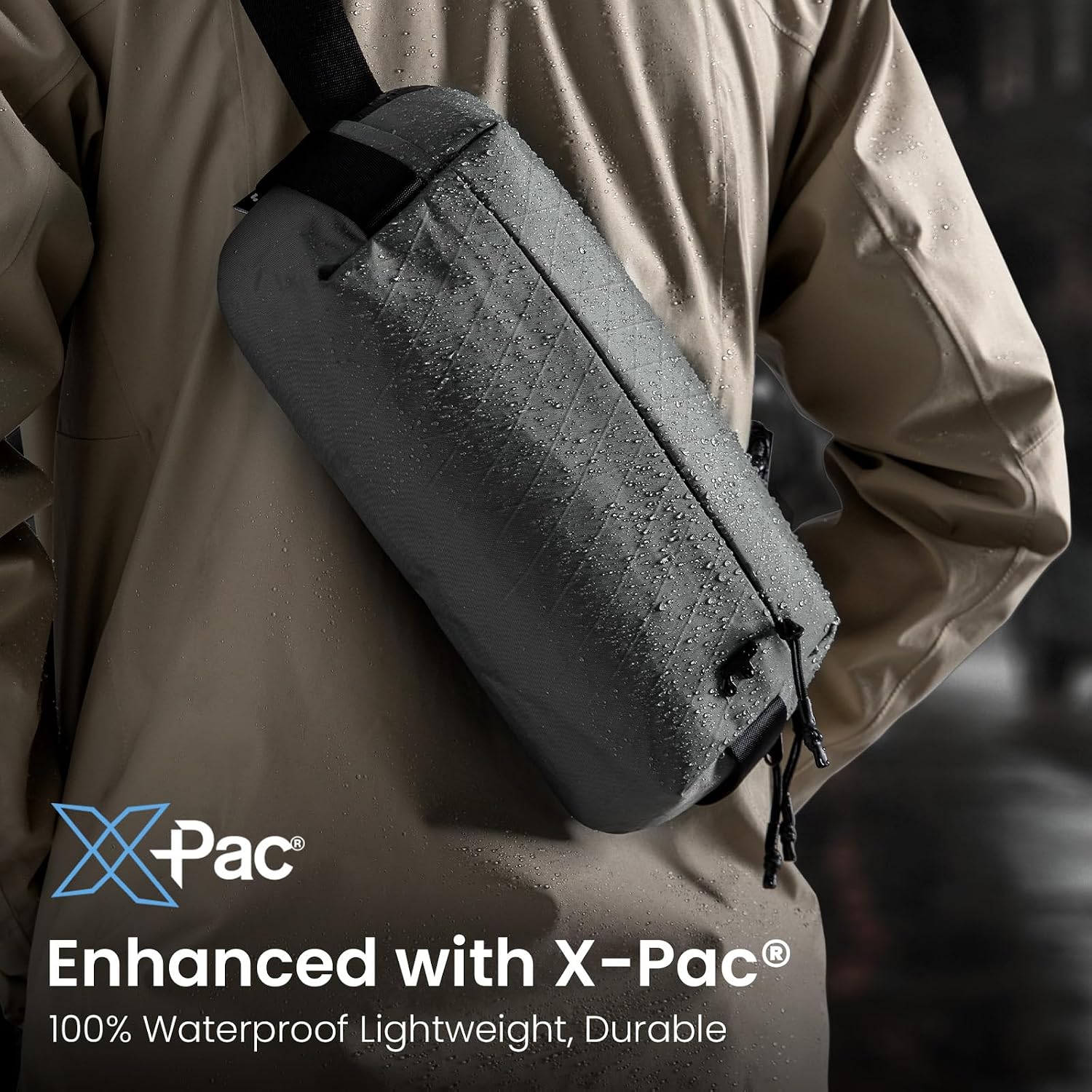 コンパクトEDCスリングバッグ3L-10L、ミニマリストクロ - Crossbody Bag Men のレビューと価格