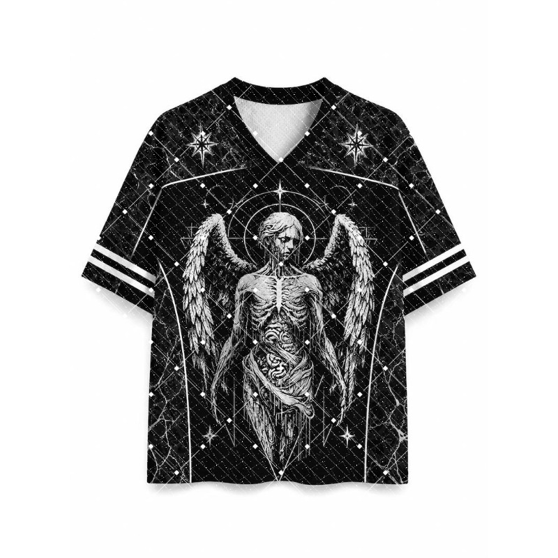 新しいダークスタイルVネック速乾性スポーツTシャツ、トレンデ - Men'S Fashion V Neck T Shirts のレビューと価格