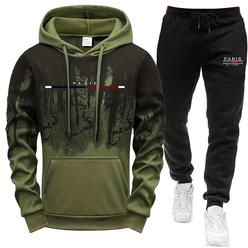 メンズセット/フーディー/パンツ 秋冬 フード付きスウェット - Men'S Fashion Hoodies のレビューと価格