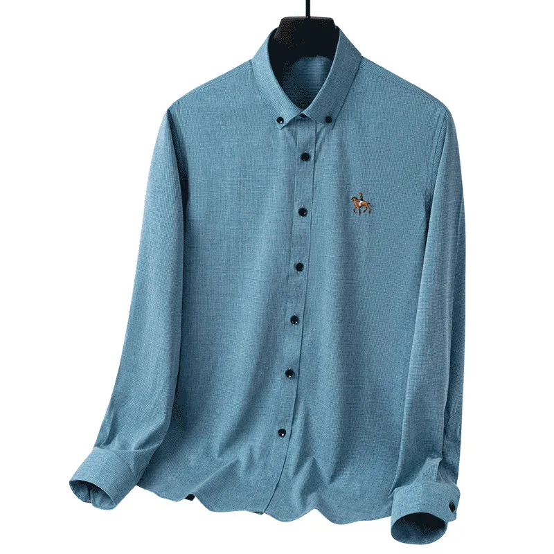 メンズロングスリーブドレス,シャツスタイル,馬の刺horse - Dress Shirt Non-Iron のレビューと価格