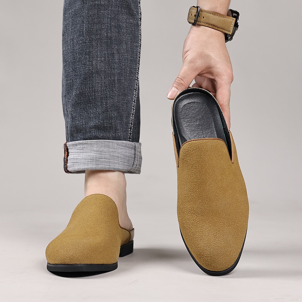 メンズスエードミュール、ローファー、フォーマルスリッパ、デザ - Suede Loafers Men のレビューと価格