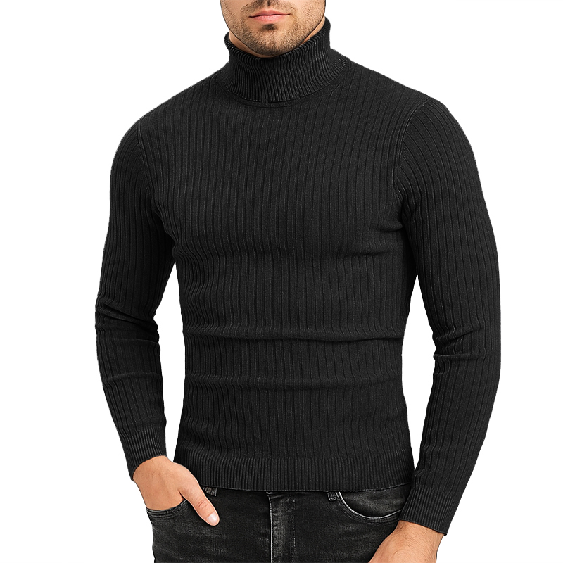 秋メンズセータータートルネックケーブルニットプルオーバーセー - Turtleneck Sweater Men のレビューと価格