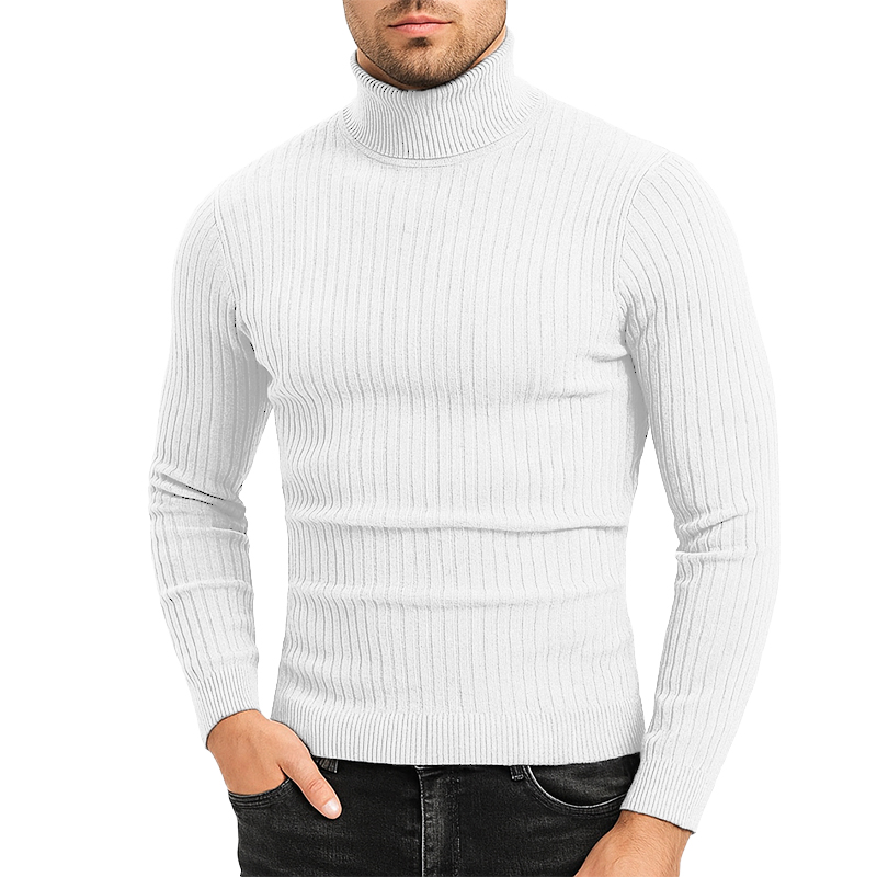 秋メンズセータータートルネックケーブルニットプルオーバーセー - Turtleneck Sweater Men のレビューと価格