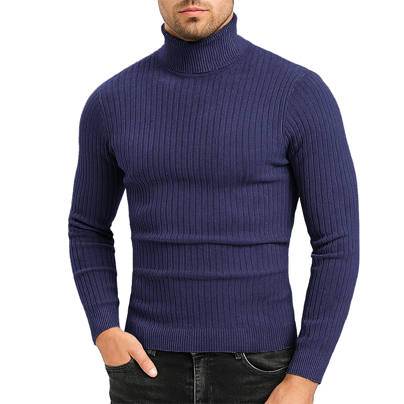 秋メンズセータータートルネックケーブルニットプルオーバーセー - Turtleneck Sweater Men のレビューと価格