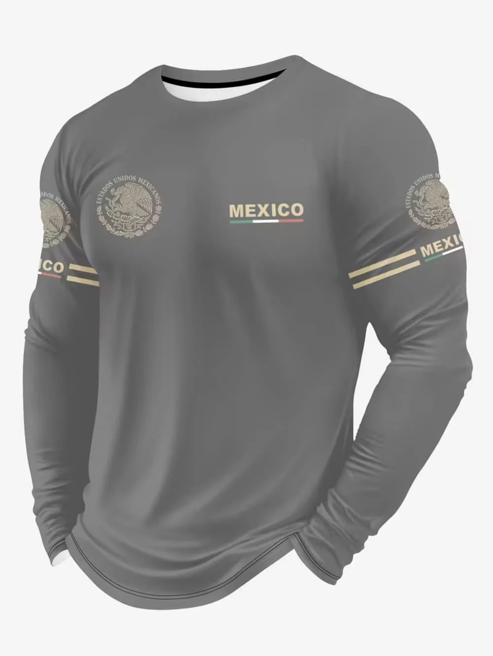 メンズメキシコイーグルプリントTシャツ、ファッショナブルで快 - Mens Fashion Ideas のレビューと価格