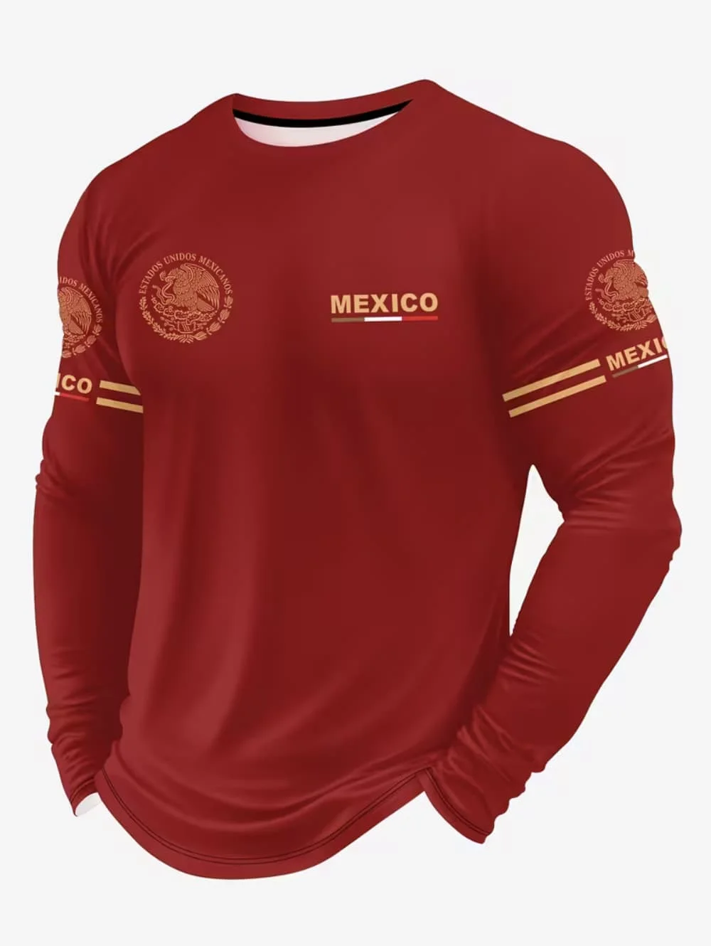 メンズメキシコイーグルプリントTシャツ、ファッショナブルで快 - Mens Fashion Ideas のレビューと価格