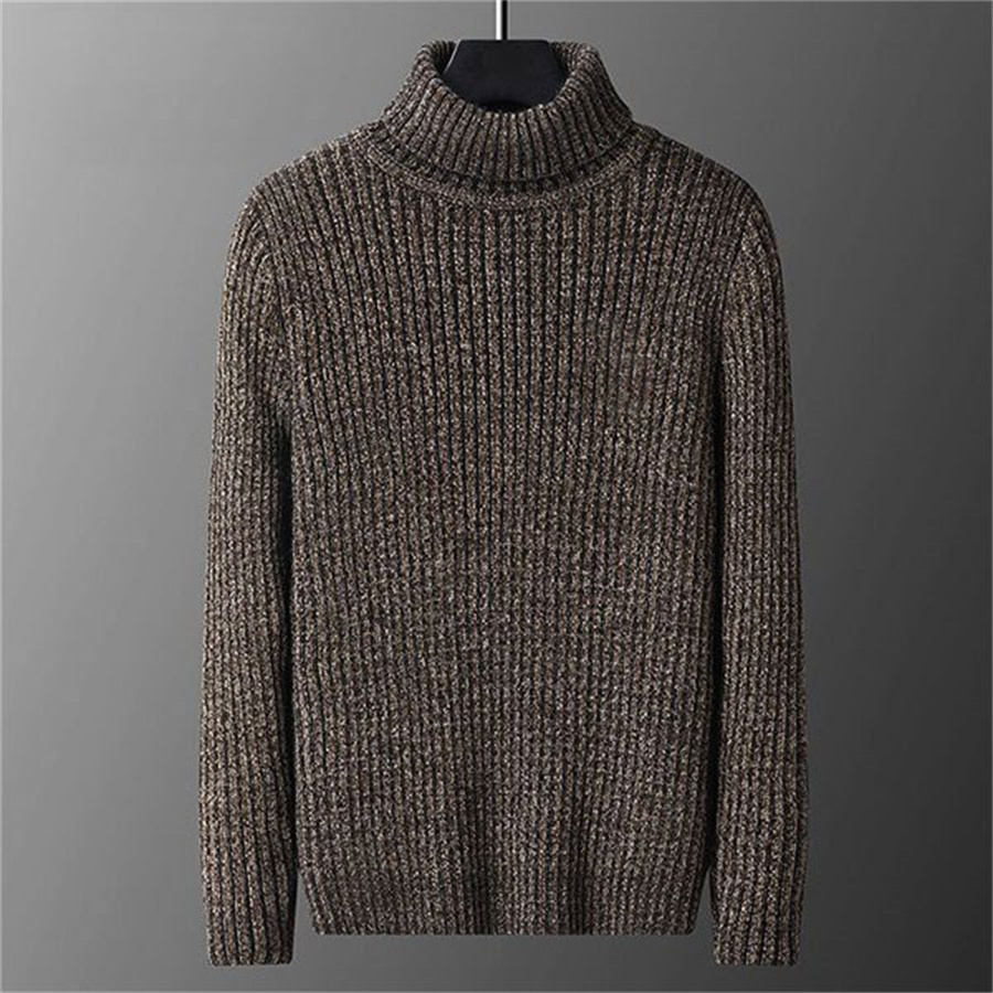 2026年新作 メンズ 厚手 暖かいセーター 冬 ニット タ - Turtleneck Sweater Men のレビューと価格