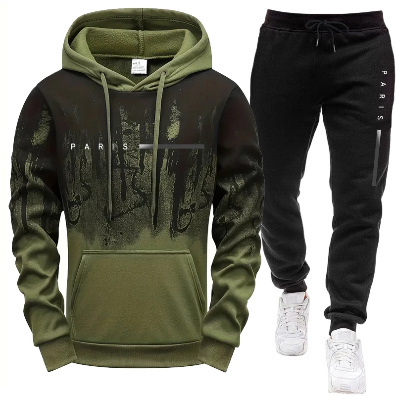 メンズセット/フーディー/パンツ パリ新作 カジュアルフード - Men'S Fashion Hoodies のレビューと価格