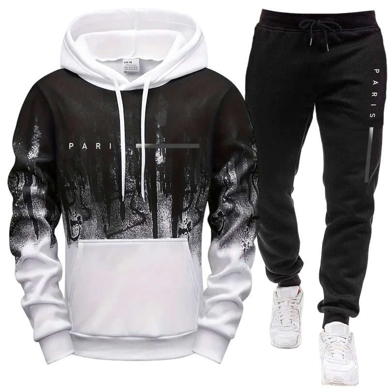 メンズセット/フーディー/パンツ パリ新作 カジュアルフード - Men'S Fashion Hoodies のレビューと価格