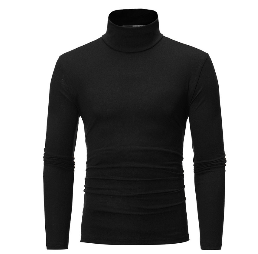 2025秋冬メンズハイネックTシャツスリムフィットファッショ - Turtleneck Sweater Men のレビューと価格