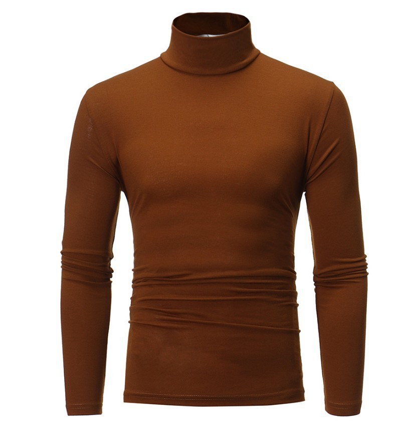 2025秋冬メンズハイネックTシャツスリムフィットファッショ - Turtleneck Sweater Men のレビューと価格