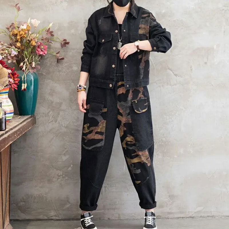 2025 秋のデニムジャケットスーツチェック柄ストライプシャ - Denim Jacket Vintage のレビューと価格