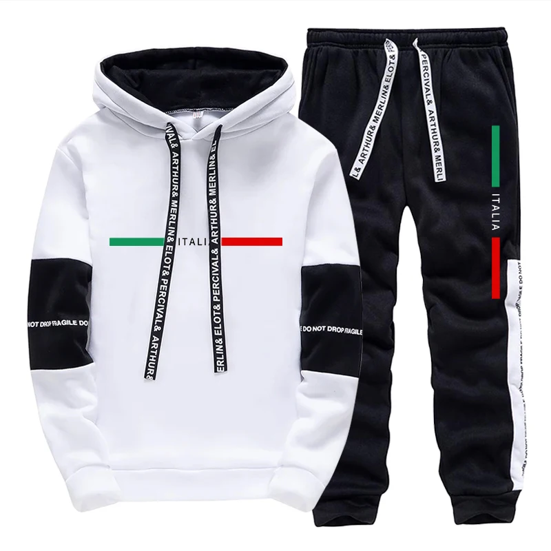 2026年メンズトラックスーツプリントカジュアルフーディスウ - Men'S Fashion Hoodies のレビューと価格