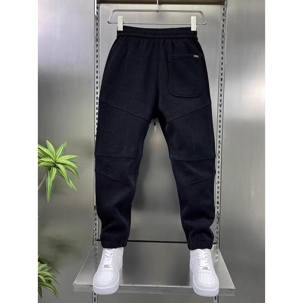 2026年新作メンズカジュアルスウェットパンツ 韓国ハイスト - Mens Fashion Dark Grey Pants のレビューと価格