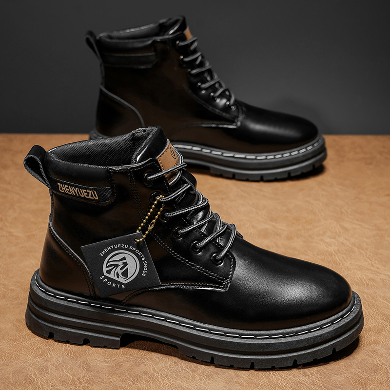 ファッショナブルなメンズハイカットブーツ、柔らかく快適な裏地 - Men'S Fashion For 30 Year Olds のレビューと価格