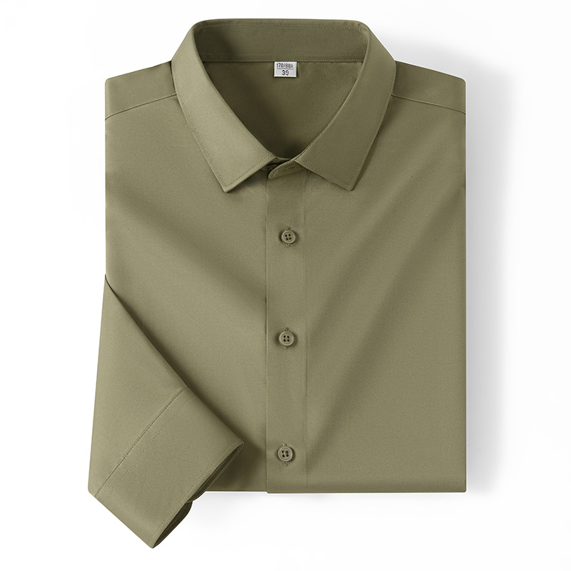 メンズビジネスシャツ 長袖 春秋 ノーアイロン シワになりに - Dress Shirt Non-Iron のレビューと価格
