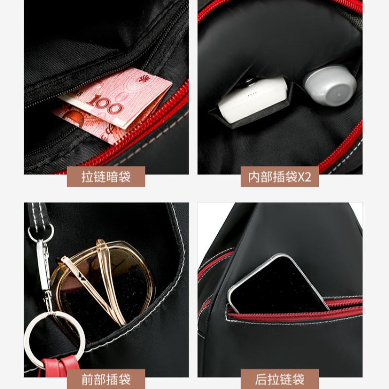 女性用バックパック アウトドア カジュアル 防水 ソリッドナ - Crossbody Bag Men のレビューと価格