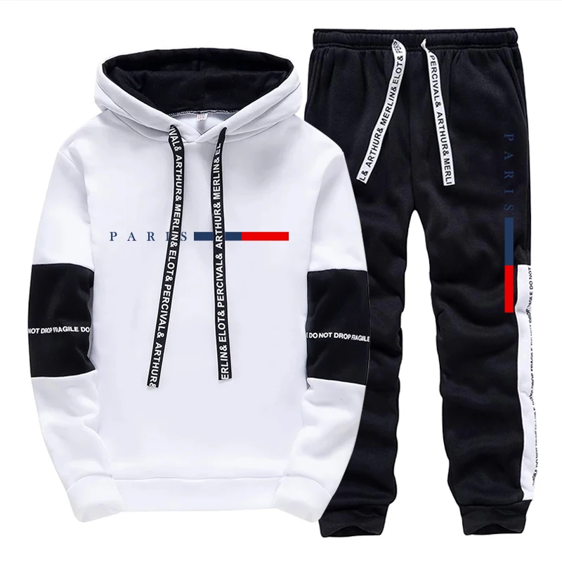 メンズセット/パーカー/パンツ パリファッション 秋冬 カジ - Men'S Fashion Hoodies のレビューと価格