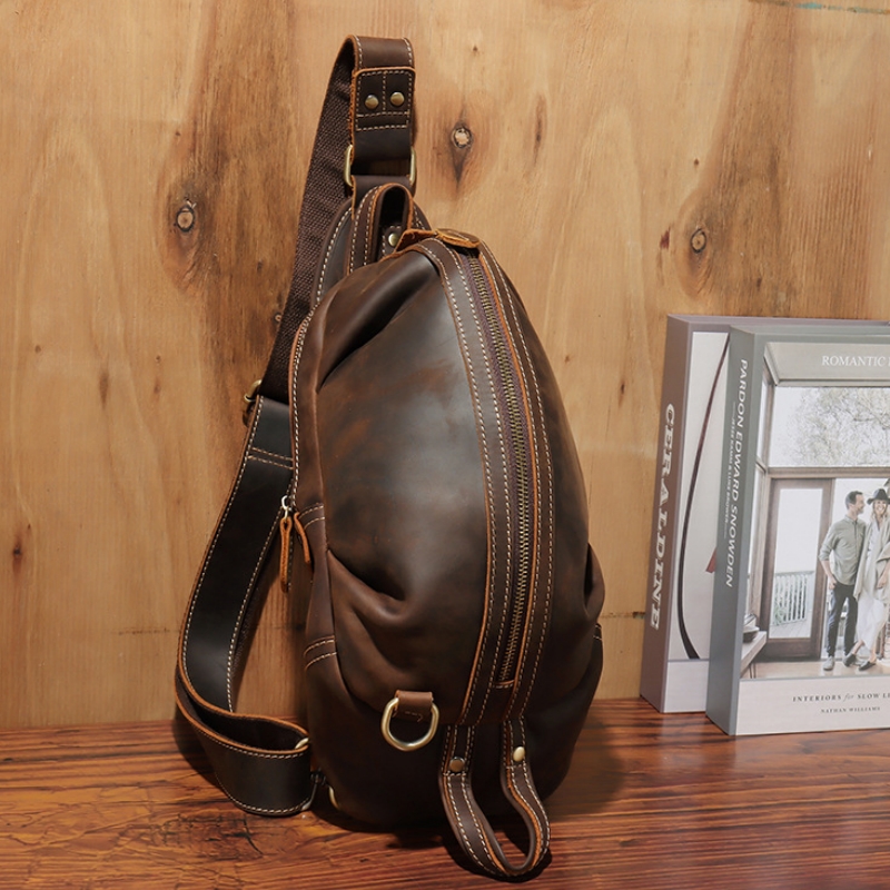 男性用本革ショルダーバッグ,多機能ショルダーバッグ,アウトド - Crossbody Bag Men のレビューと価格