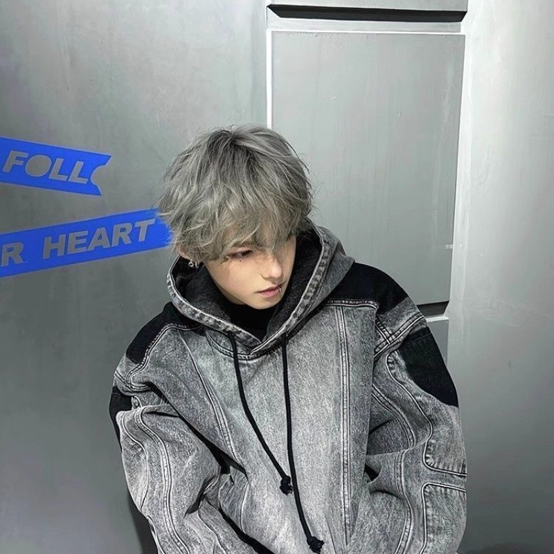 メンズ＆レディース、春・秋向け、ウォッシュ加工のパッチワーク - Denim Jacket Vintage のレビューと価格