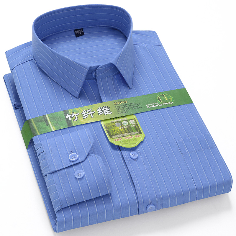 大サイズ 7XL-6XL-5XL メンズ竹繊維シャツ高品質新 - Dress Shirt Non-Iron のレビューと価格