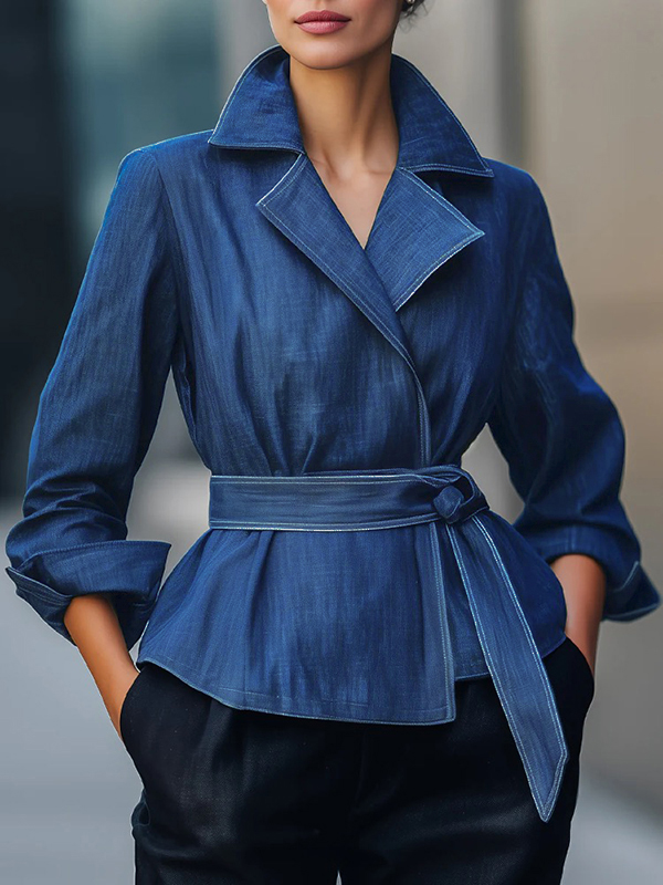 2026年秋春ファッションデニムジージャン女性用長袖ヴィンテ - Denim Jacket Vintage のレビューと価格